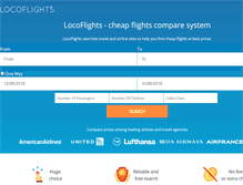 Tablet Screenshot of locoflights.com